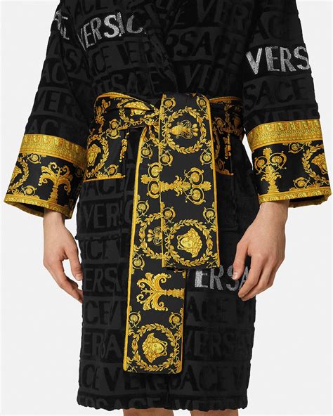 the real real versace robe|Versace robe cheap.